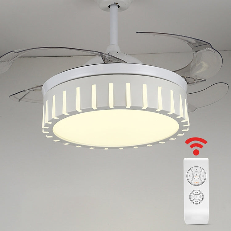 Modern Minimalist Invisible Ceiling Fan Lamp Living Room Dining Room Bedroom LED Remote Control Inverter Fan Lamp