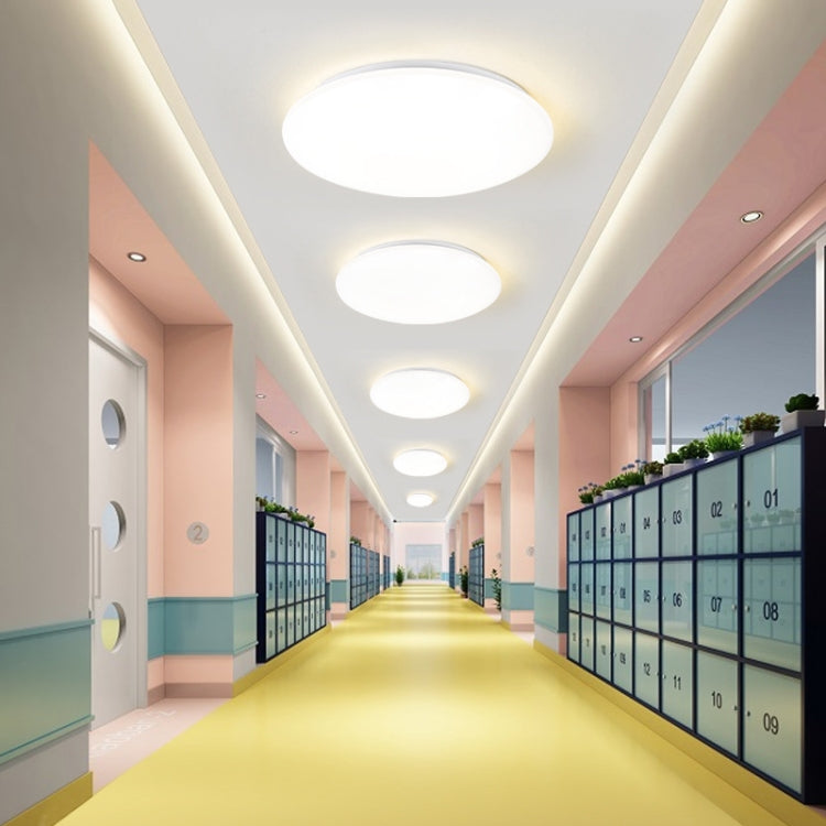 LED Sound Light Control Ceiling Lamp Round Corridor Intelligent Sensor Lamp, Power source: 8W 230mm