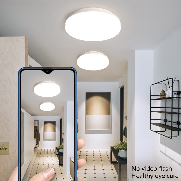 LED Ceiling Lamp Waterproof Moisture-Proof Dustproof Supply Light Bathroom Balcony Lamp, Power source: 280mm 24W