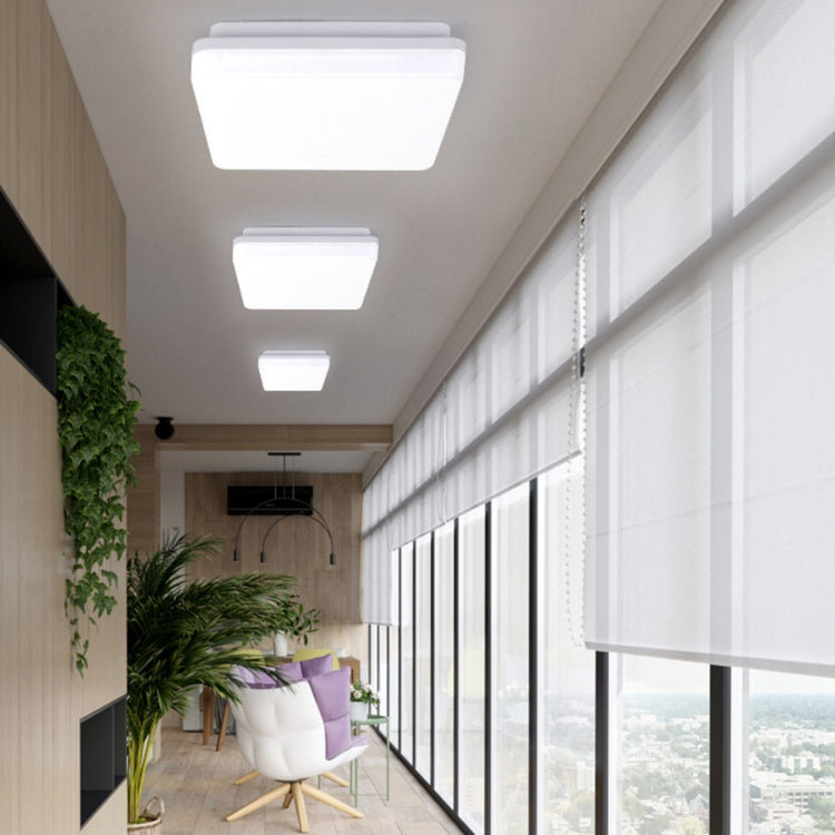 LED Ceiling Lamp Waterproof Moisture-Proof Dustproof Supply Light Bathroom Balcony Lamp, Power source: 330mm 36W