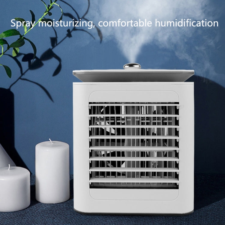 Light Leafless Spray Aromatherapy Massage Sports Mini Air Conditioner Fan Cooler Desktop Fan