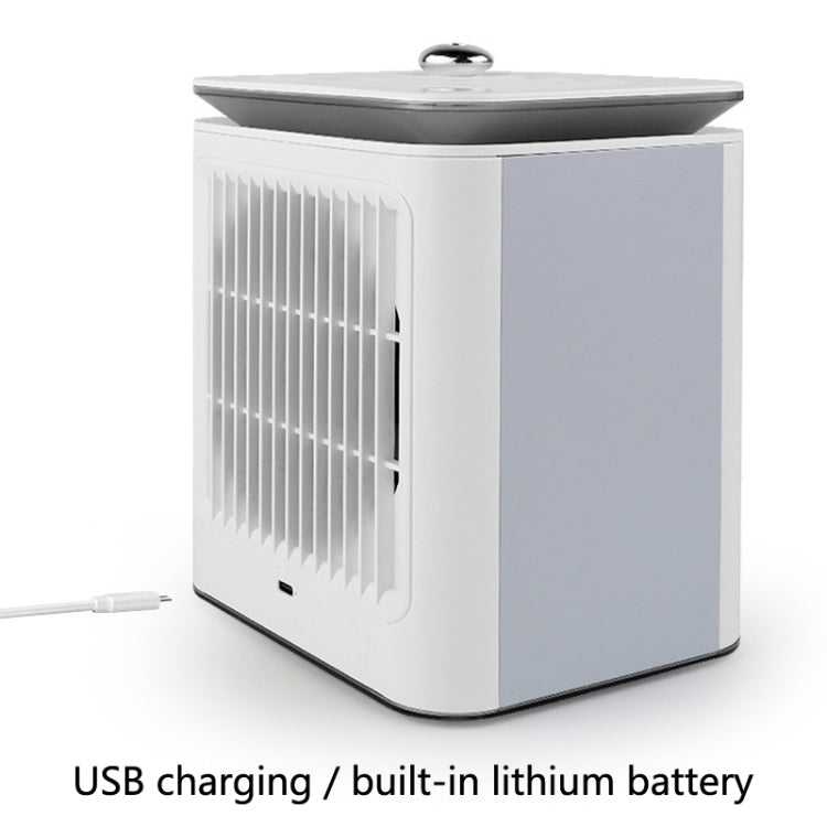 Light Leafless Spray Aromatherapy Massage Sports Mini Air Conditioner Fan Cooler Desktop Fan