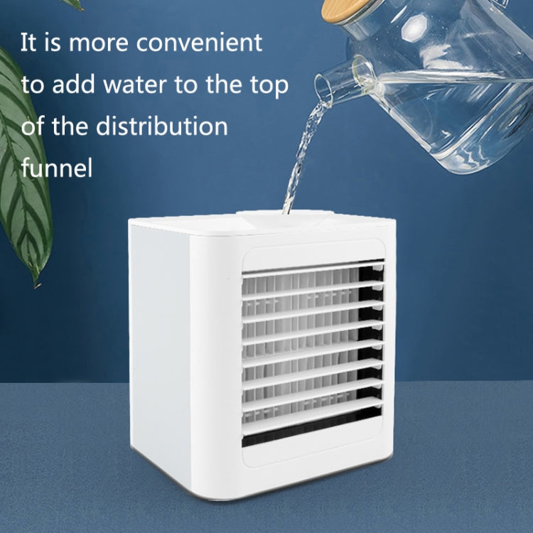 Light Leafless Spray Aromatherapy Massage Sports Mini Air Conditioner Fan Cooler Desktop Fan