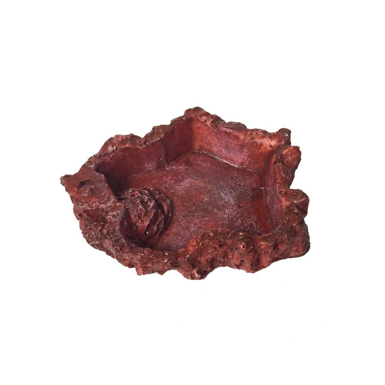 3 PCS Little Red Food Bowl Reptile Water Food Basin Turtle Lizard Snake Water Basin