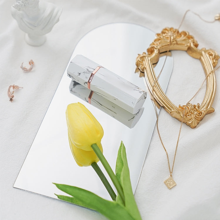 5 PCS Acrylic Geometric Mirror Reflector Photo Props Shooting Background, Colour: S-shaped 8.5x21cm