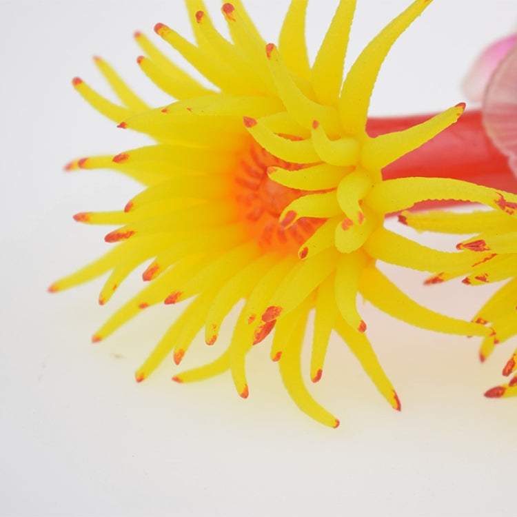 2 PCS Fish Tank Aquarium Simulation Landscaping Seabed Mollusk Coral Simulation Sea Tree Silicone Ornaments