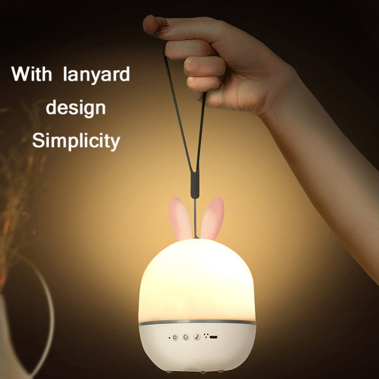 Romantic Starry Sky LED Night Light Bedroom Bedside Rotating Projector Atmosphere Light, Spec: USB Charging(Bunny)
