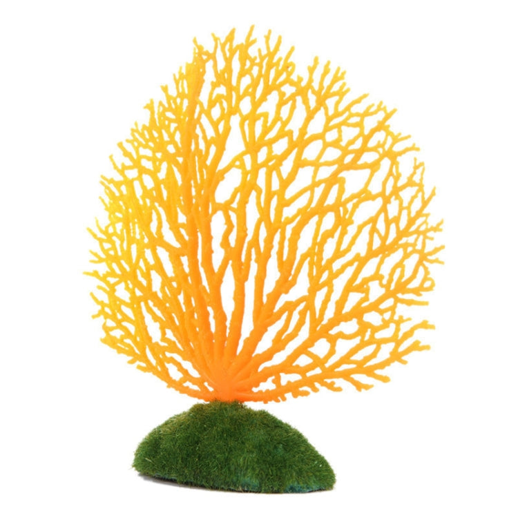 2 PCS Aquarium Decorative Silicone Fake Coral Fish Tank Artificial Plant Decorative