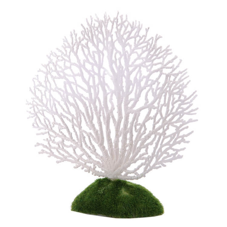 2 PCS Aquarium Decorative Silicone Fake Coral Fish Tank Artificial Plant Decorative