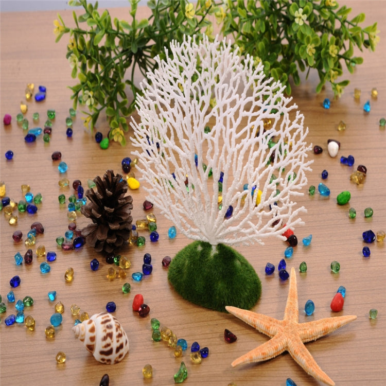 2 PCS Aquarium Decorative Silicone Fake Coral Fish Tank Artificial Plant Decorative