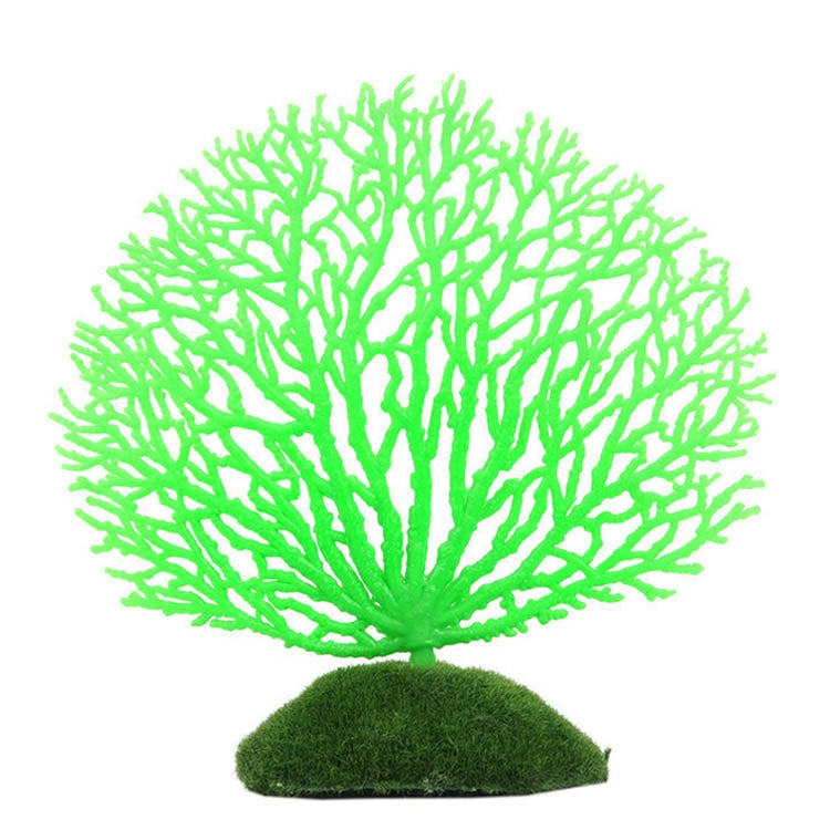 2 PCS Aquarium Decorative Silicone Fake Coral Fish Tank Artificial Plant Decorative
