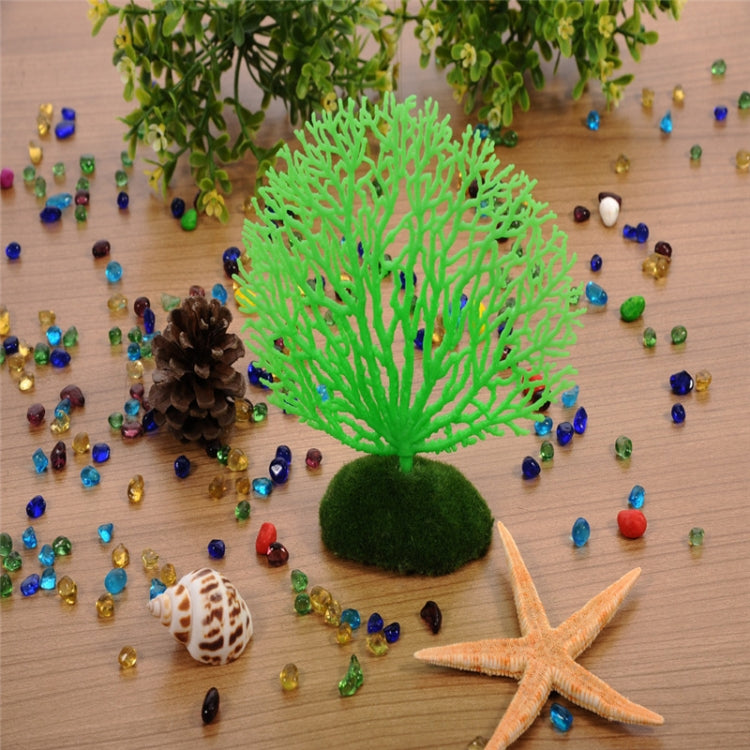 2 PCS Aquarium Decorative Silicone Fake Coral Fish Tank Artificial Plant Decorative