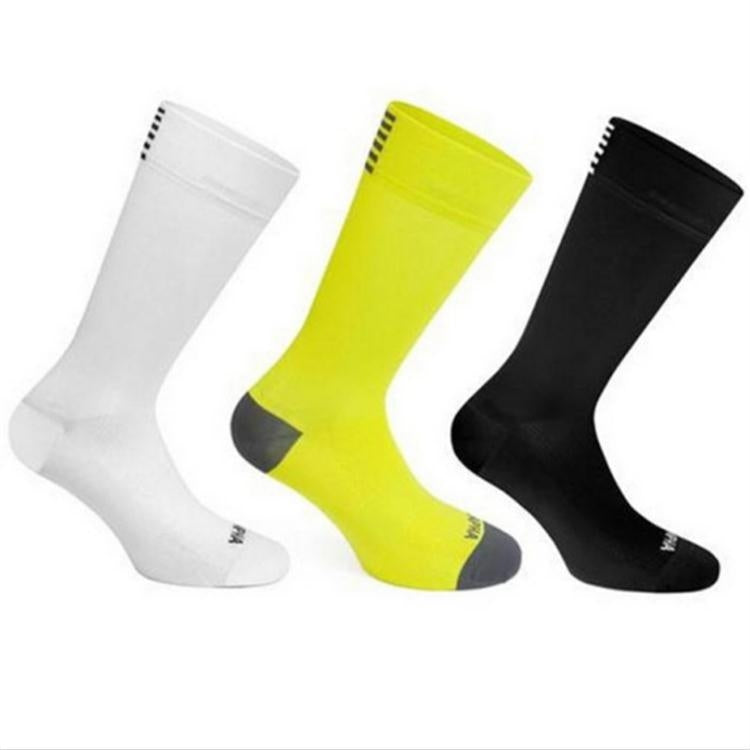 2 Pairs Man Cycling Breathable Socks Bicycle Socks Outdoor Sports Racing Bike Compression Socks