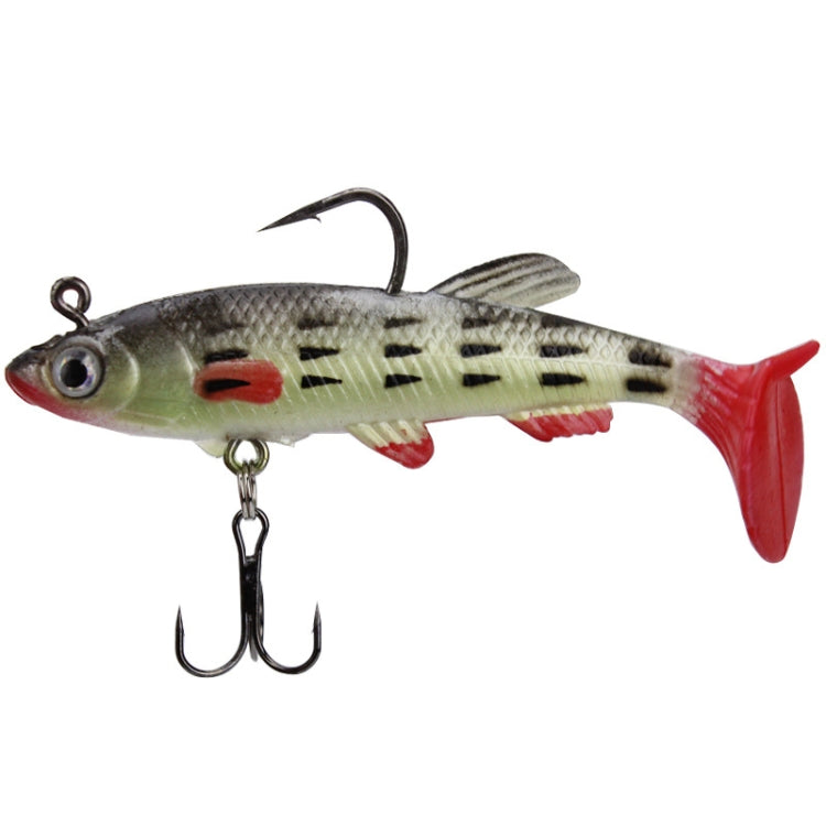 10 PCS Fish-Bait Road Sub-Bait Lead Fish With Single Hook And Three Anchor Hook Bait, Specification: 8cm 14g