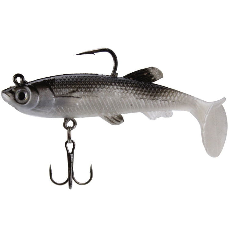 10 PCS Fish-Bait Road Sub-Bait Lead Fish With Single Hook And Three Anchor Hook Bait, Specification: 8cm 14g