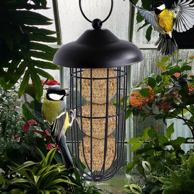 2 PCS Garden Outdoor Hanging Metal Bird Automatic Feeder(B24215)