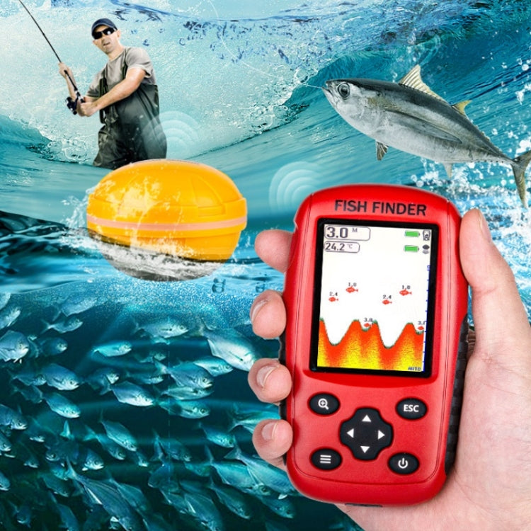 Color HD Screen USB Charging Dot Matrix Fish Finderï¼ŒRandom Color Delivery