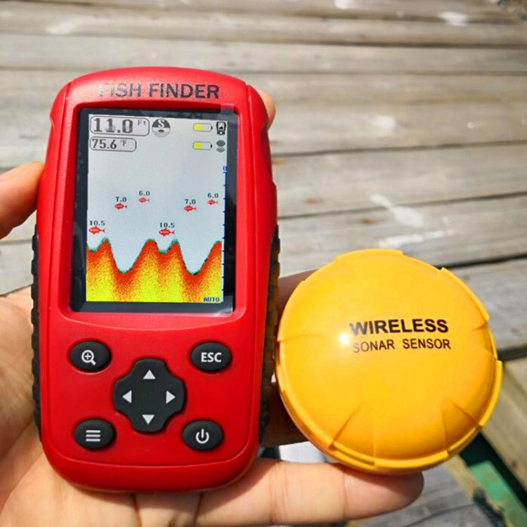 Color HD Screen USB Charging Dot Matrix Fish Finderï¼ŒRandom Color Delivery