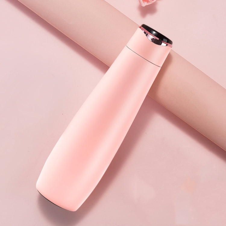 Smart Thermos Cup 304 Stainless Steel Temperature Sensitive Touch Display Temperature Smart Cup, Capacity: 350ml(Cherry Powder)