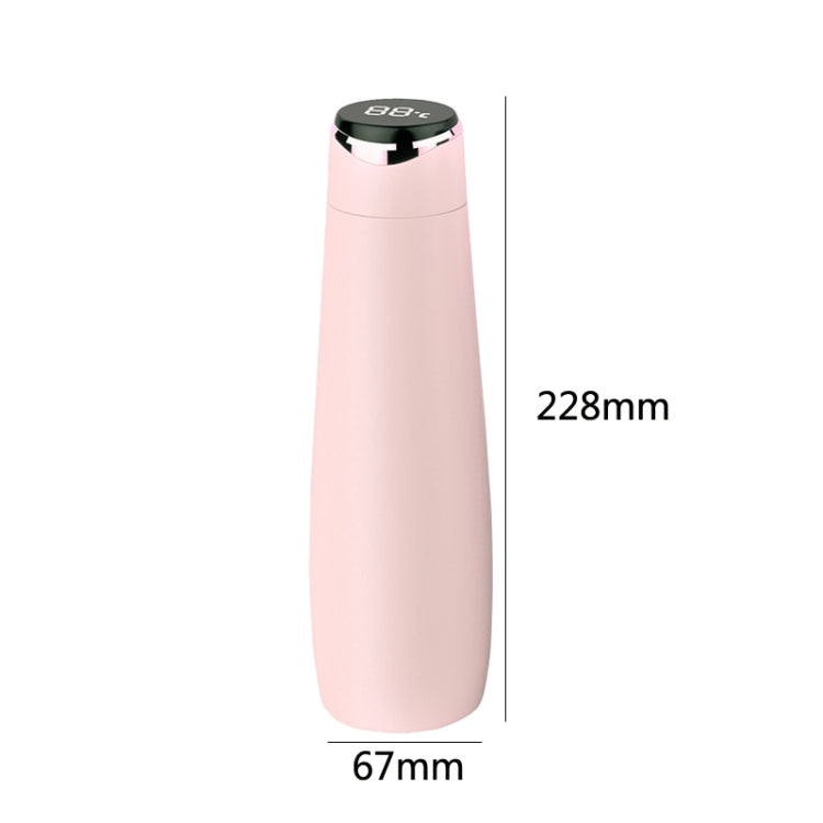 Smart Thermos Cup 304 Stainless Steel Temperature Sensitive Touch Display Temperature Smart Cup, Capacity: 350ml(Cherry Powder)