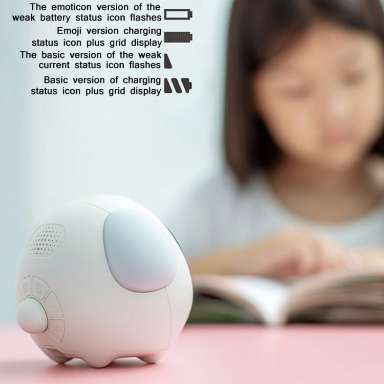 Cartoon Cmart Alarm Clock For Children Bedroom Bedside LED Lamp Charging Electronic Digital Clock, Colour: Pink (Foundation)