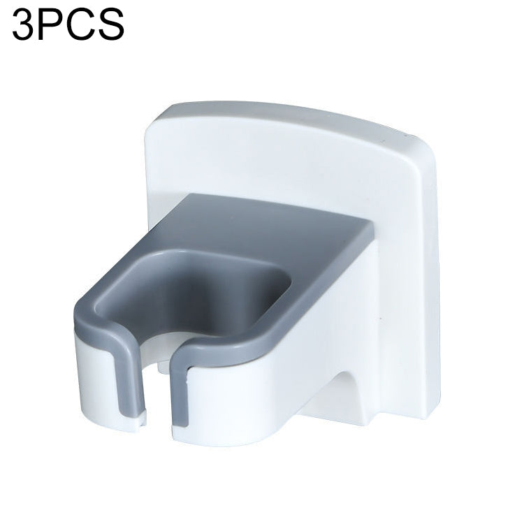 3 PCS Bathroom Hair Dryer Storage Rack Wall-Mounted Shelf