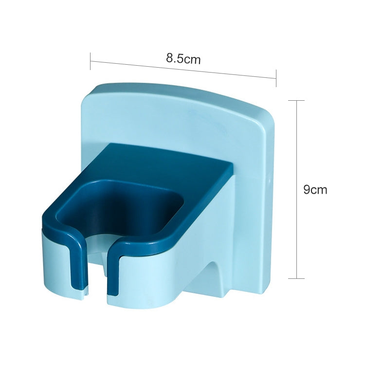3 PCS Bathroom Hair Dryer Storage Rack Wall-Mounted Shelf