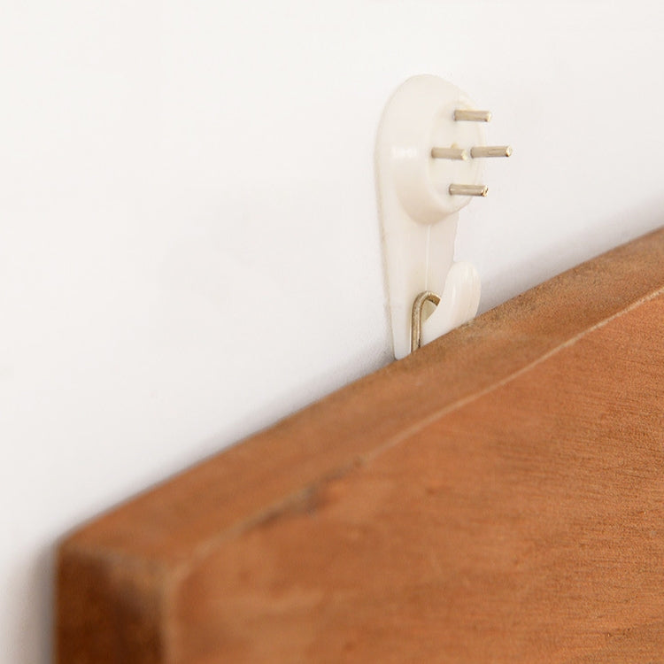 100 PCS Press-Free Hanging Nail Hook Strong Wall Invisible Staple Photo Frame Photo Wall Without Trace Nails, Specification: Extra Large