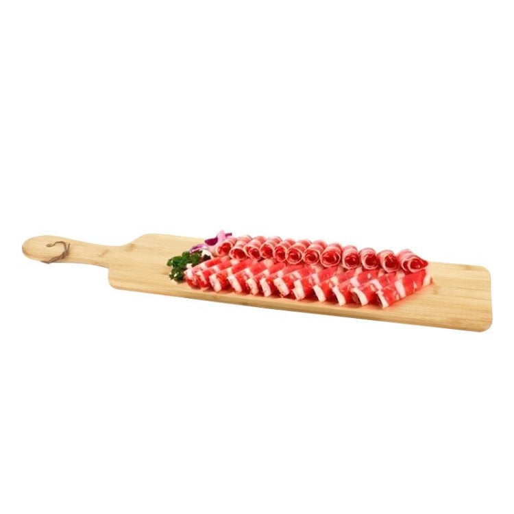 Bamboo Hot Pot Wooden Board Tableware Beef And Lamb Tray Hot Pot Shop Supplies, Specification: Rectangular 4020