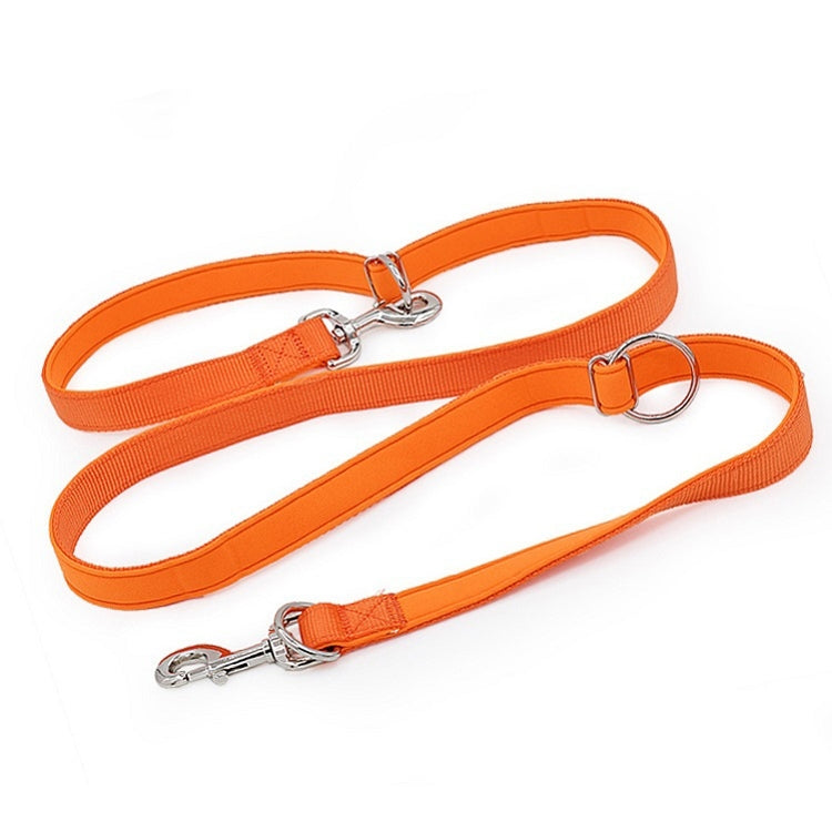 Outdoor Multifunction Dog Leash Double-End Nylon Running Traction Rope, Size: S