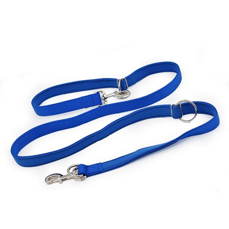 Outdoor Multifunction Dog Leash Double-End Nylon Running Traction Rope, Size: M