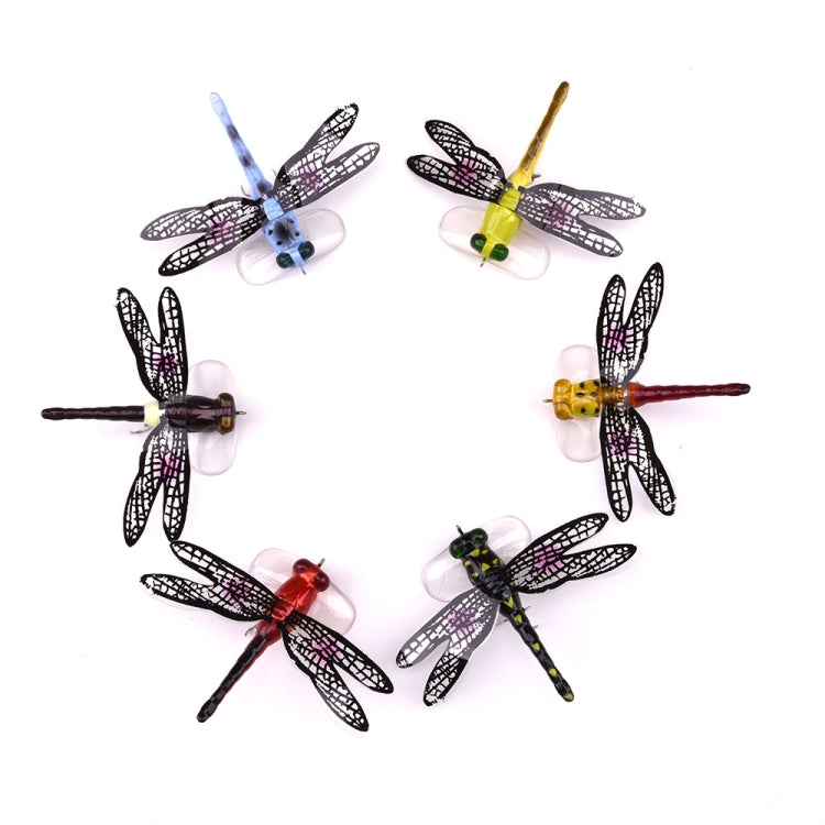 QT01 7cm / 6g Flying Fishing Bait Long Hook Bionic Dragonfly Bait