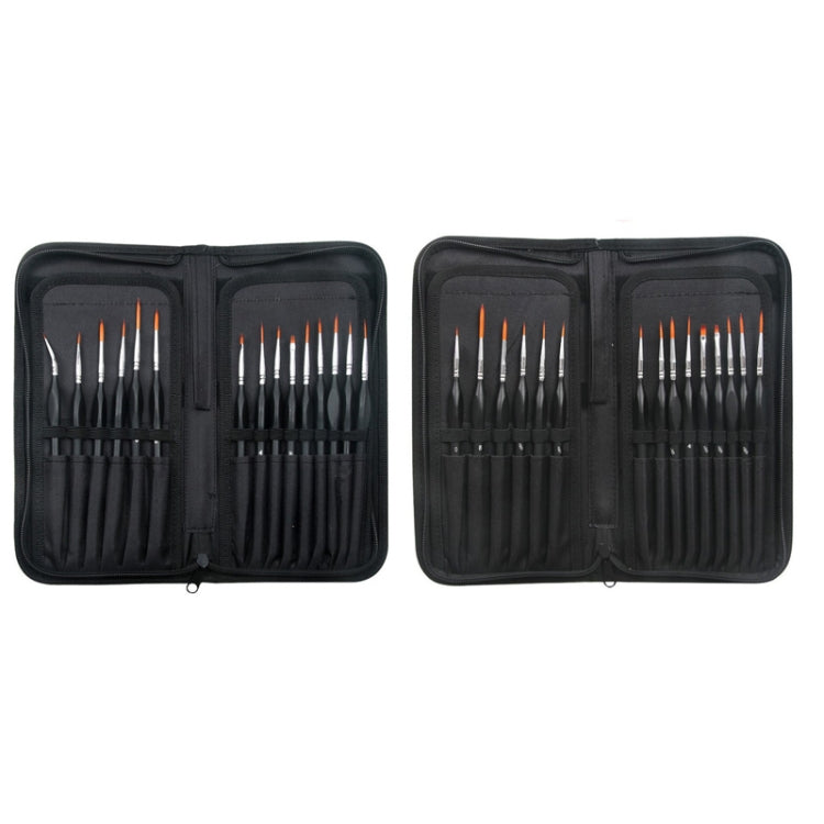 15 PCS/Set Hook Line Pen Brush Set Nylon Watercolor Oil  Tip/Elbow Pen
