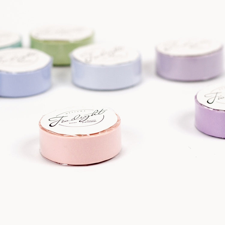Soft Color Washi Tape Pure DIY Masking Decorative Stickers Stationery