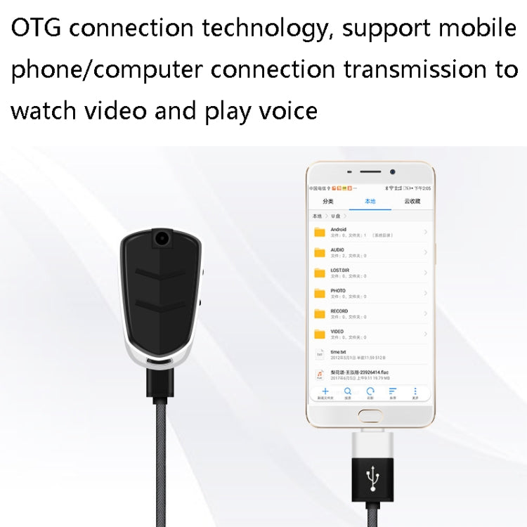 E380 Key Pendant Voice Control Recording And Video Pen Strong Magnetic Adsorption Small DV Camera(No Memory)