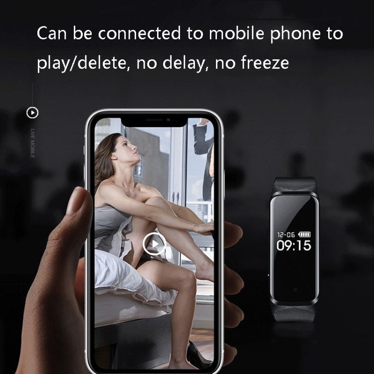 E322 Professional HD Recording Bracelet Mini Recording Video Watch(No Memory)