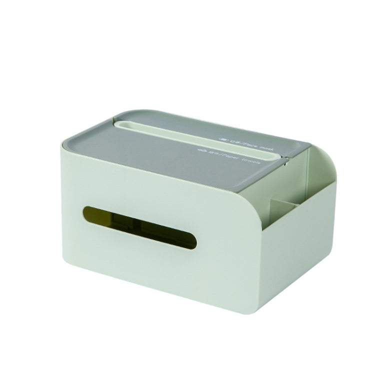 Home Desktop Multifunctional Tissue Box Remote Control Mask Storage Box
