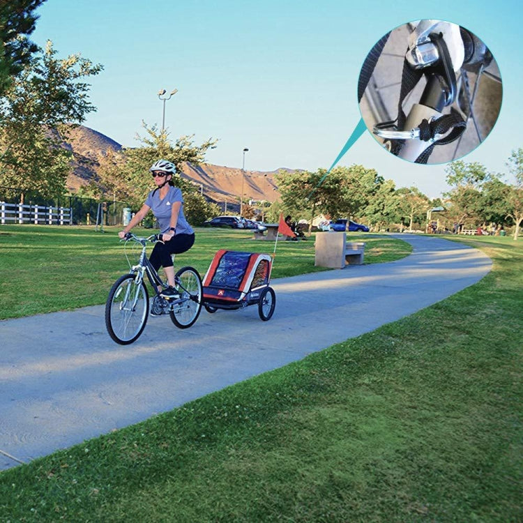 2 PCS Baby Pet Debris Bicycle Trailer Accessories Traction Head, Style: With Buckle