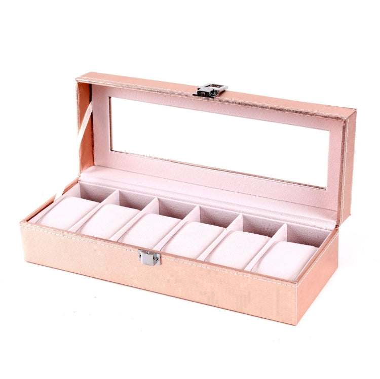Binding Paper Watch Box Jewelry Storage Display Box,Style: 6 Watch Positions