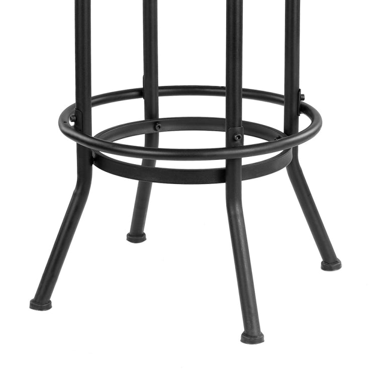 Industrial Style Bar Stool Height Adjustable Swivel Chair Pine Top and Back Bar Furniture