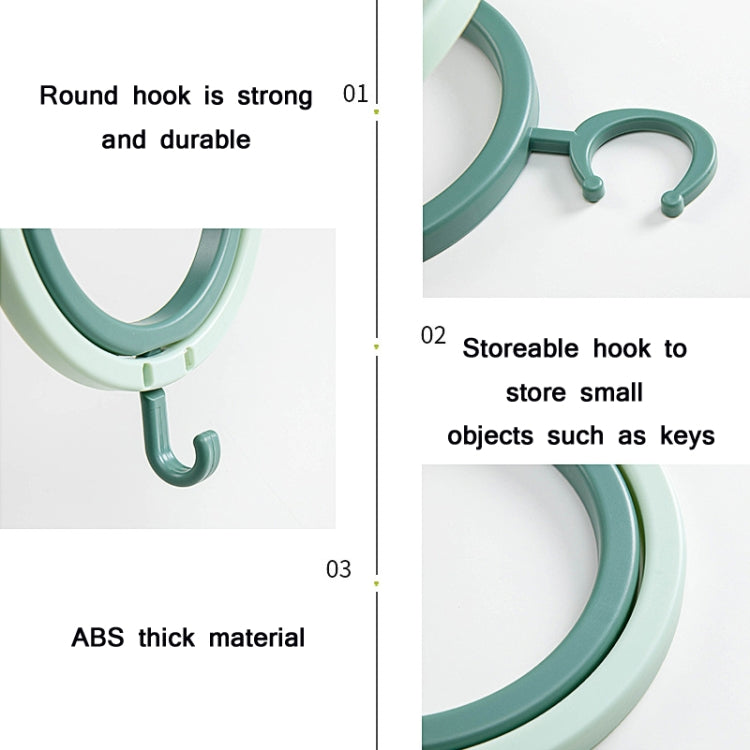 2 PCS Home Dormitory Scarf Bag Hat Storage Rack Rear Door Shelves