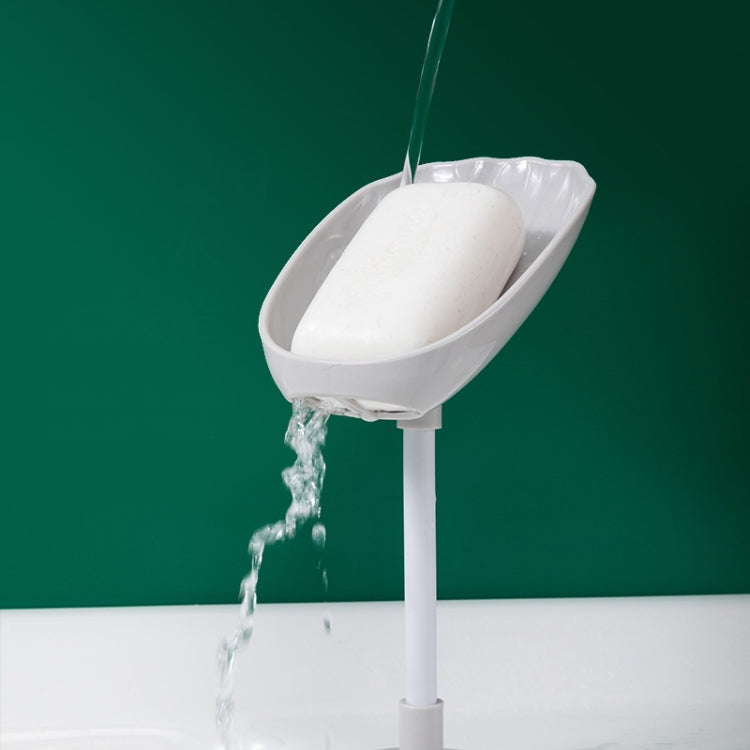 2 PCS JW001 Perforation-Free Drain Soap Dish Wall-Mounted Shelf