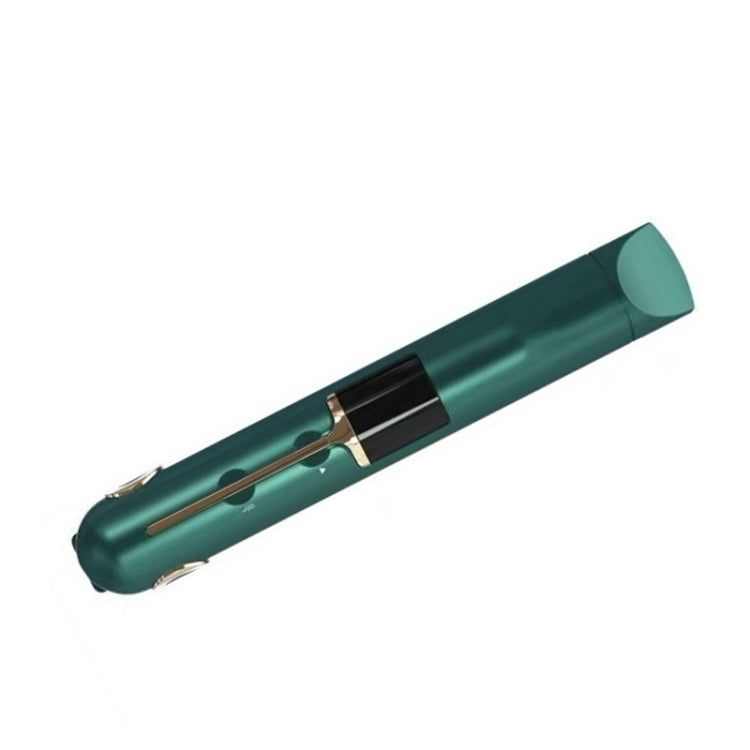 Wireless Portable Air Bangs Splint USB Charging Mini Curling Iron(Green)