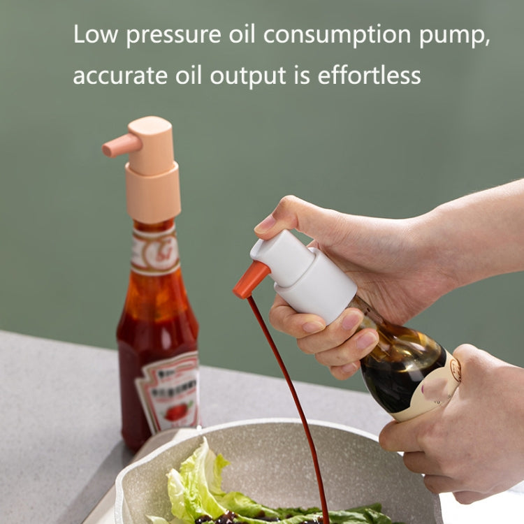 2 PCS LS095 Vacuum Fuel Consumption Quantitative Squeezer Kitchen Multifunctional Seasoning Bottle Pump Head Universal, Specification: Small(Blue)