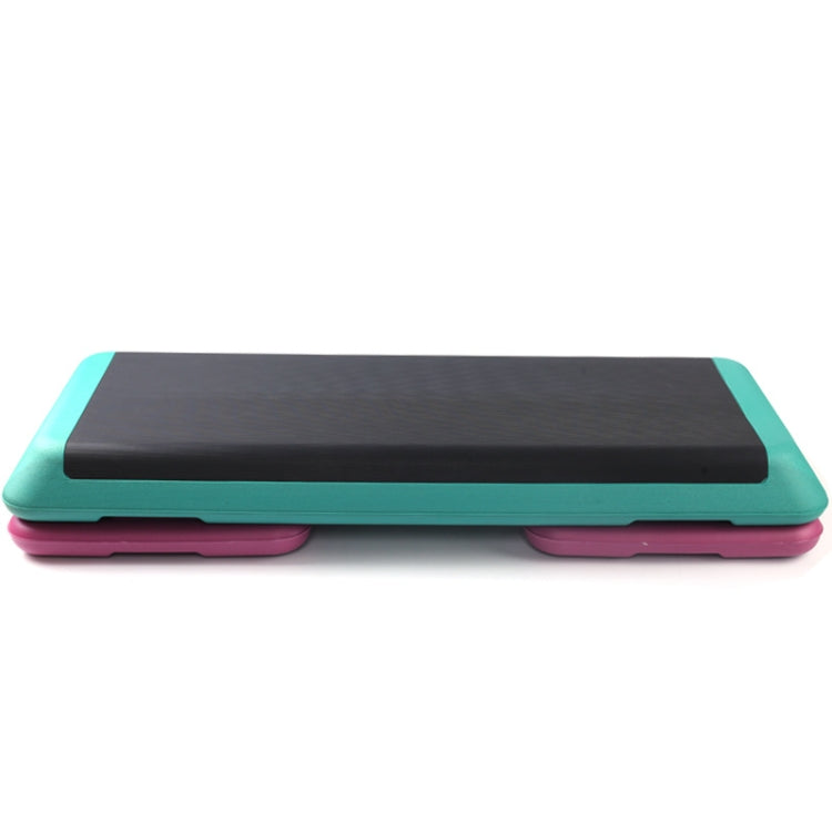 110cm Fitness Pedal Adjustable Sports Yoga Fitness Aerobics Pedal, Specification: Dark Green Motherboard + 2 Red Base