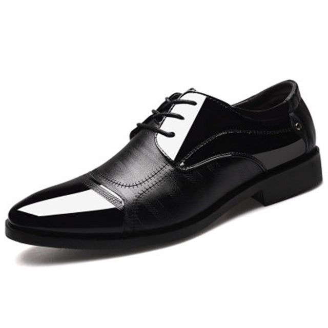 Fashion Men Leather Soft Business Casual Shoes, Size:42