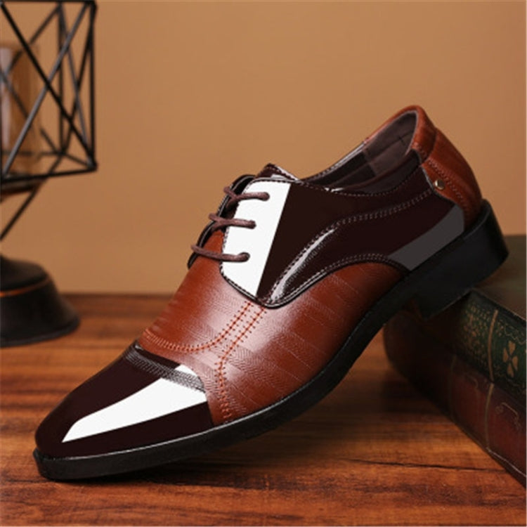 Fashion Men Leather Soft Business Casual Shoes, Size:42