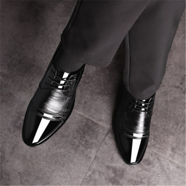 Fashion Men Leather Soft Business Casual Shoes, Size:42