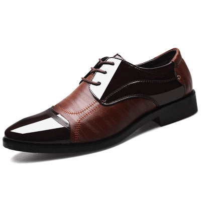 Fashion Men Leather Soft Business Casual Shoes, Size:48