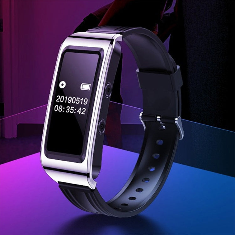 D6 HD Long-Distance Recording Video Bracelet Learning Conference Small Recording Photo Watch(32GB)